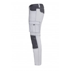 Pantalon stretch bi-colore 103031S