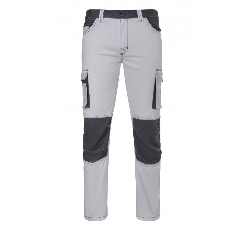 Pantalon stretch bi-colore 103031S