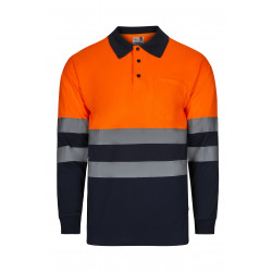 HV LS TWO-TONE POLO 305507