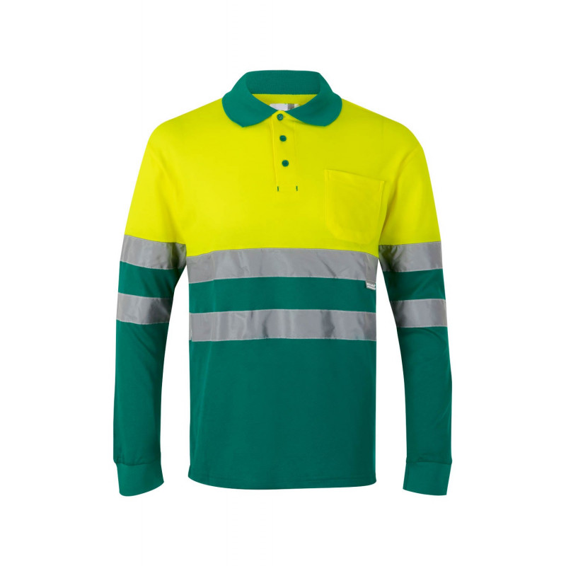 POLO ALGODON BICOLOR ML AV 305515