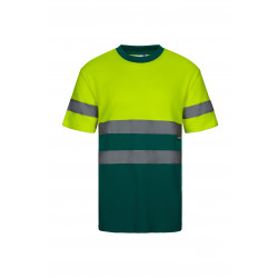 HV Two-tone short sleeve cotton T-shirt 305613
