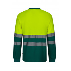 CAMISETA ALGODÓN BICOLOR ML AV 305615
