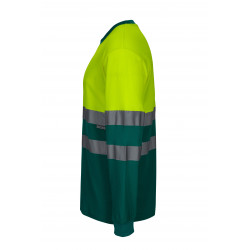 CAMISETA ALGODÓN BICOLOR ML AV 305615