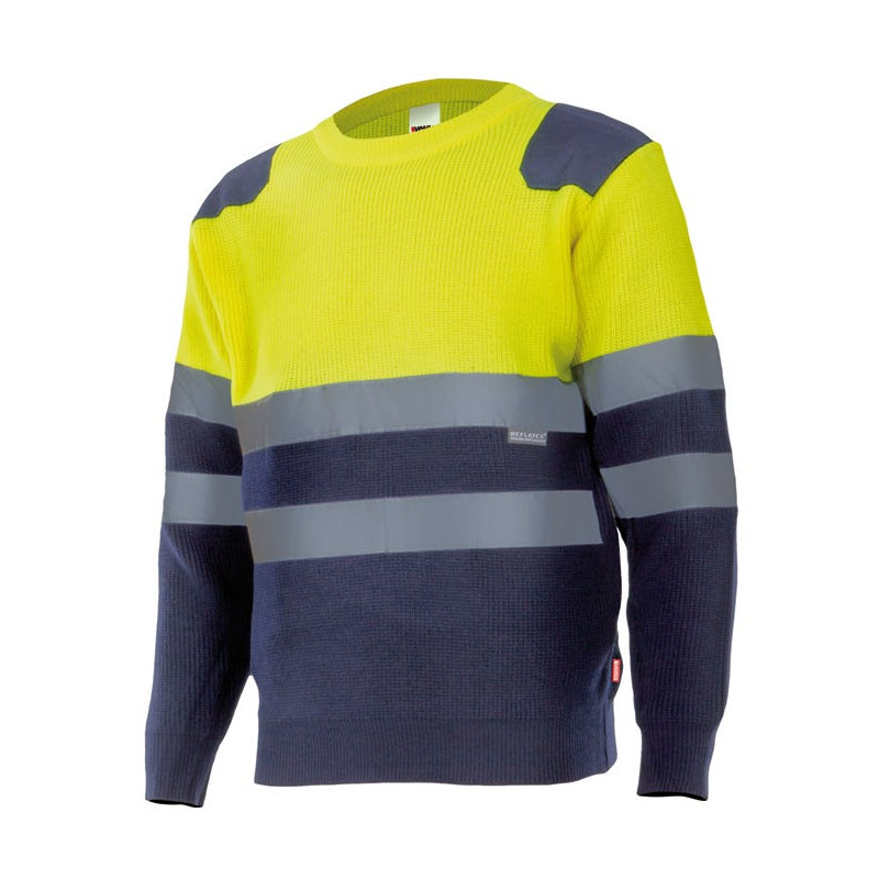 PULL JERSEY BICOLORE HV 179 PULL JERSEY BICOLORE HV 179