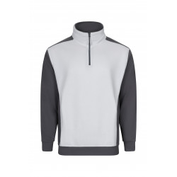 SWEATSHIRT BICOLOR MEIO FECHO 105703 SWEATSHIRT BICOLOR MEIO FECHO 105703