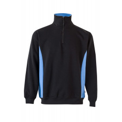 SWEAT BICOLORE DEMI-ZIP 105704 SWEAT BICOLORE DEMI-ZIP 105704