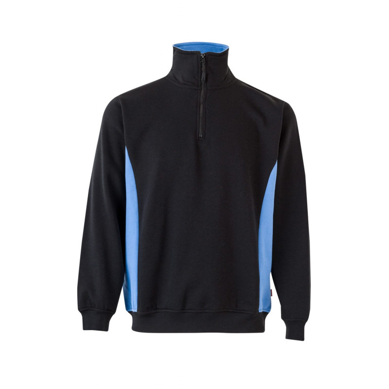 SWEAT BICOLORE DEMI-ZIP 105704 SWEAT BICOLORE DEMI-ZIP 105704